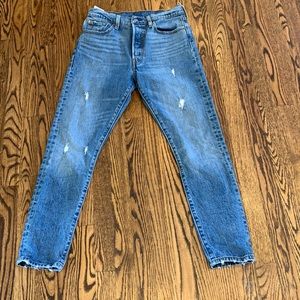Levi’s. Women’s 501s. Purchased from free people.